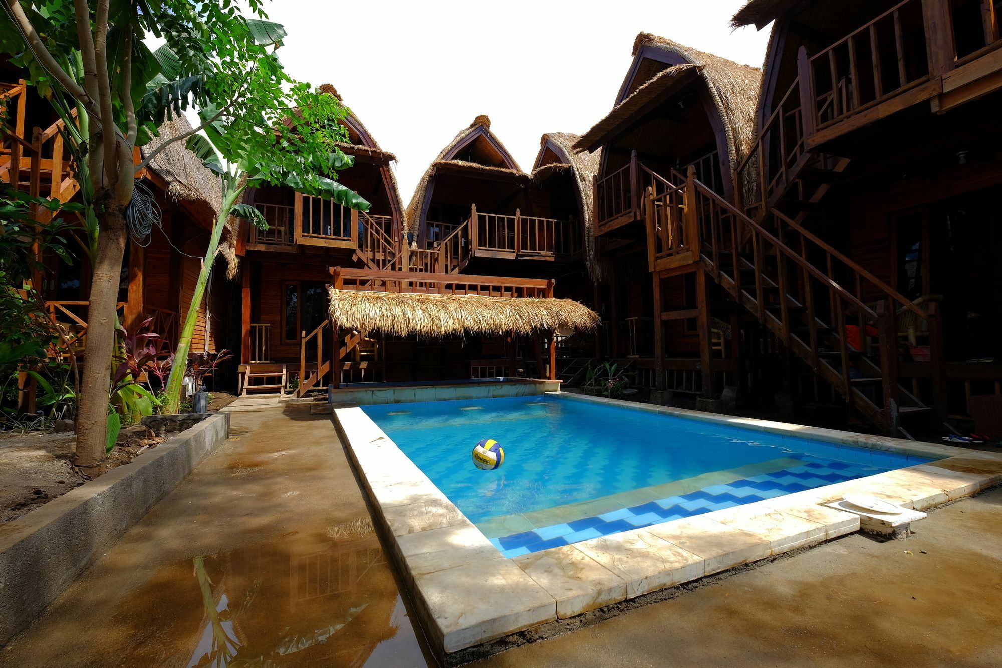 Deep House Bungalows Gili Trawangan Buitenkant foto